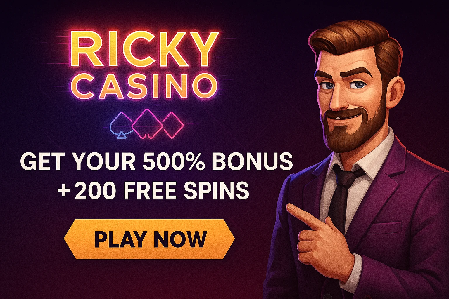 Ricky Casino AU - welcome bonus artwork